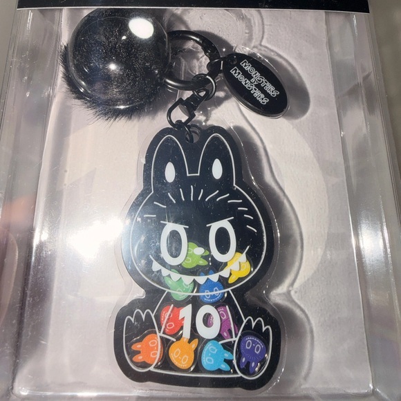 10th Anniversary Labubu Acrylic Shaker Keychain - Picture 6 of 7